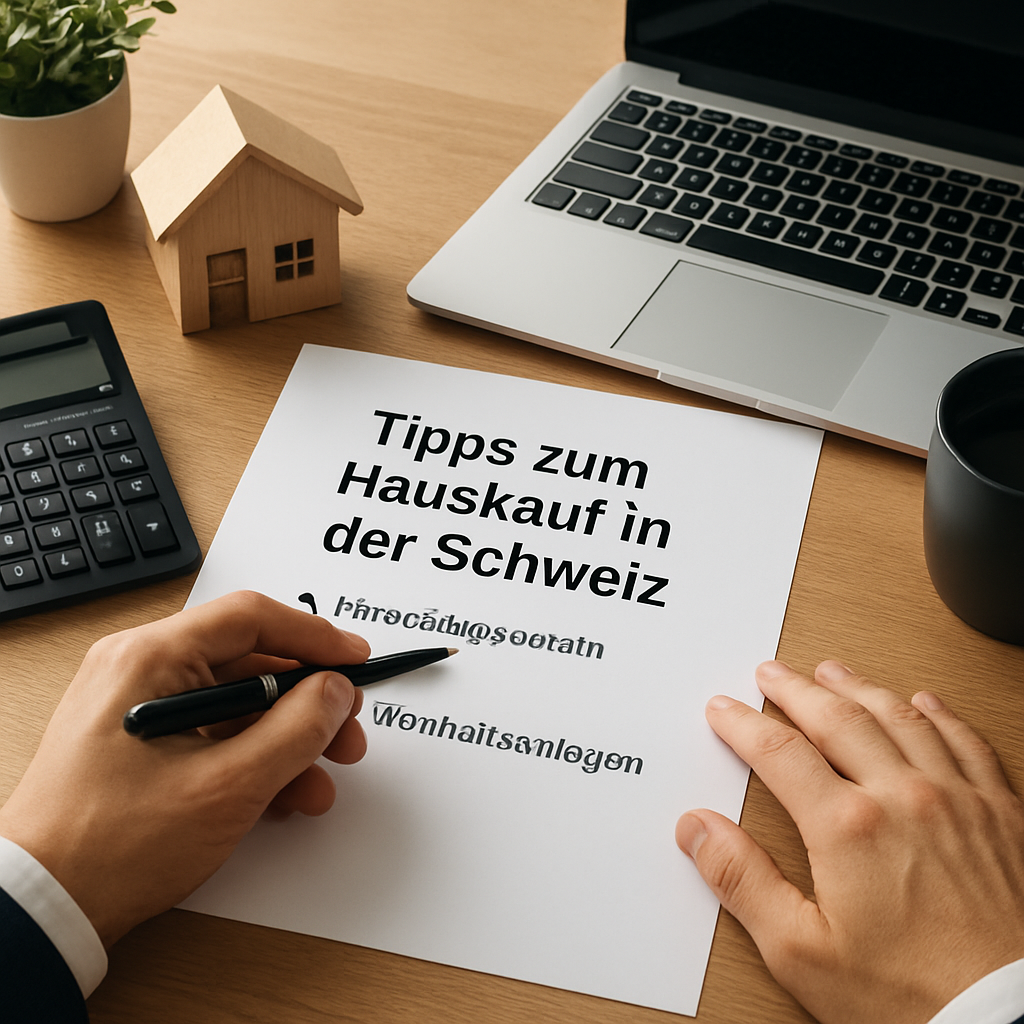 Tipps zum Hauskauf in der Schweiz