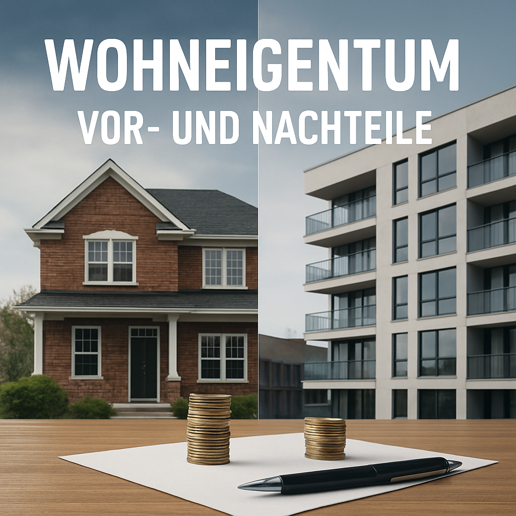 Wohneigentum vs. Miete: Vor- und Nachteile
